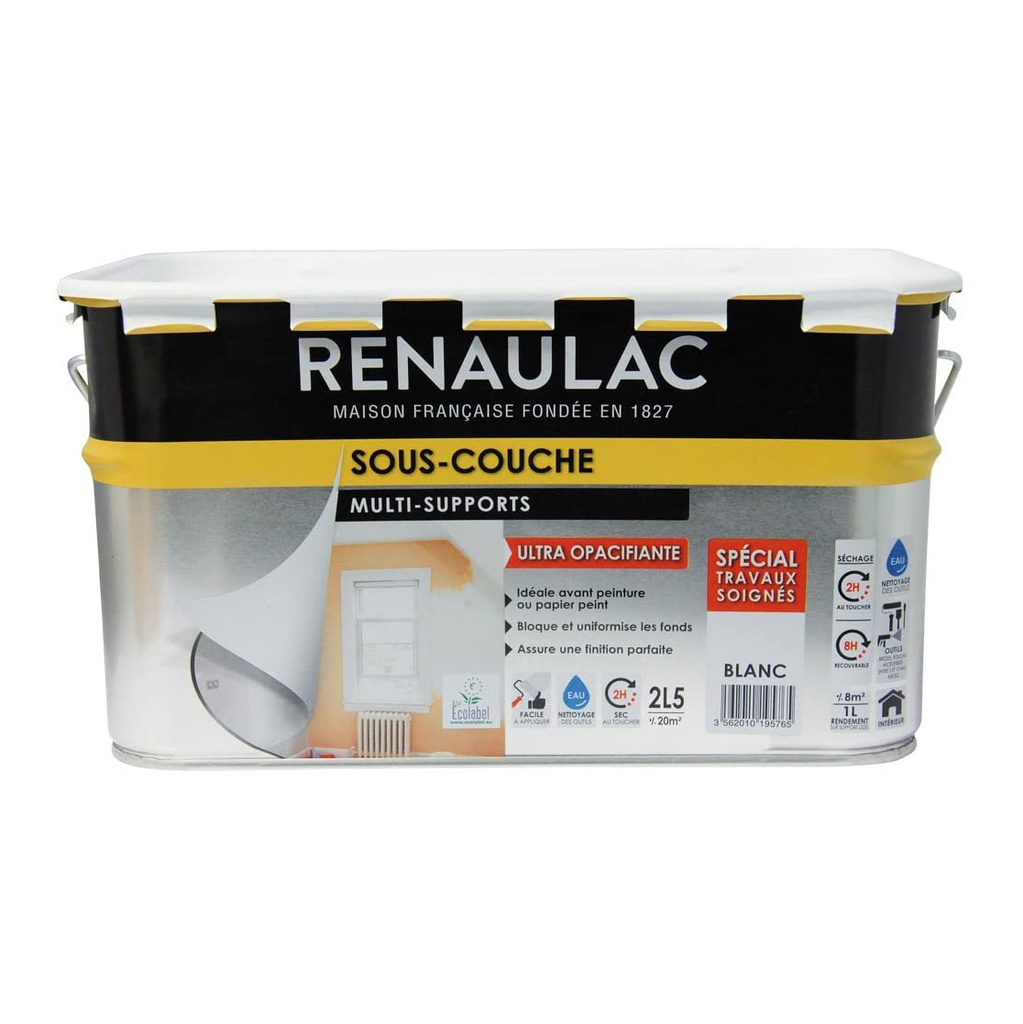 RENAULAC SOUS-COUCHE PLAQUE DE PLATRE 2,5L