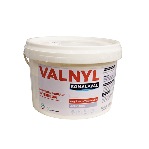 VALNYL INTERIEUR ROUGE CLAIR 4KG