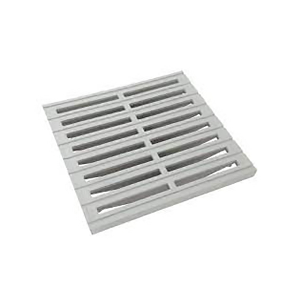 GRILLE DE SOL SANS CADRE 300X300 GRIS CLAIR