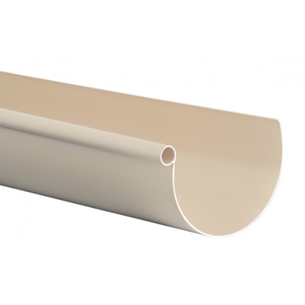GOUTTIERE PVC D25 4METRES SABLE