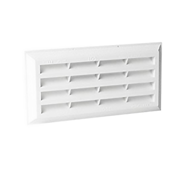 GRILLE RECTANGULAIRE 100 MOUSTIQUAIRE BLANC 108X254