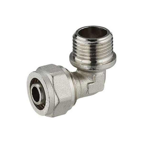 RACCORD COUDE FILETE MALE ET MULTICOUCHE A COMPRESSION D20-3/4"