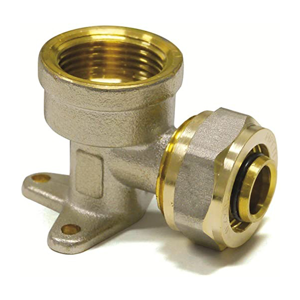RACCORD COUDE TARAUDE FEMELLE ET MULTICOUCHE A COMPRESSION D16-3/4"