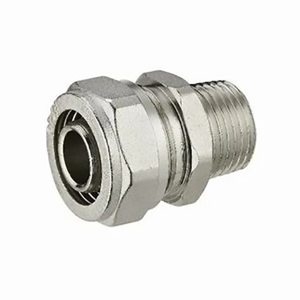 RACCORD DROIT TARAUDE MALE MULTICOUCHE A COMPRESSION D20-1/2"