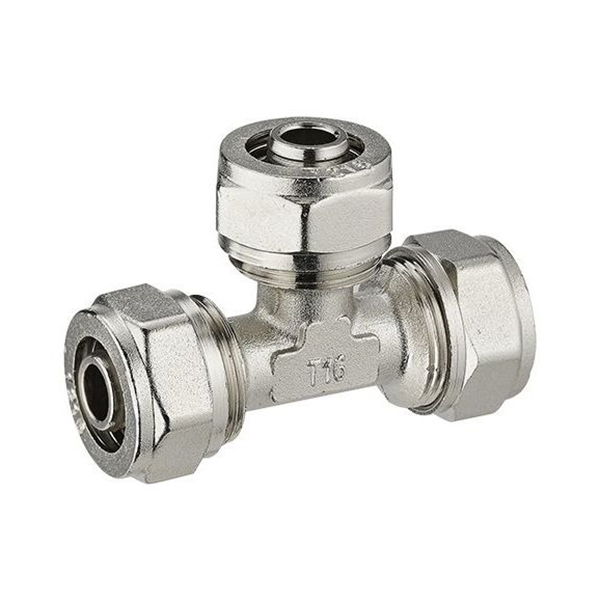 RACCORD EN CROIX MULTICOUCHE A COMPRESSION D16*4