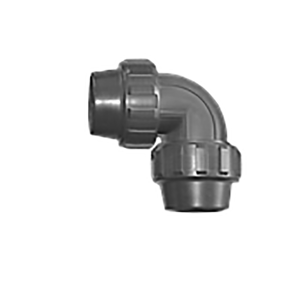 COUDE PEHD A SERRER 90° D32