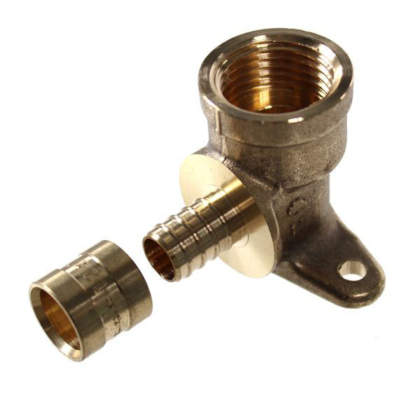 COUDE A BASE DE FIXATION PER G-25X3/4