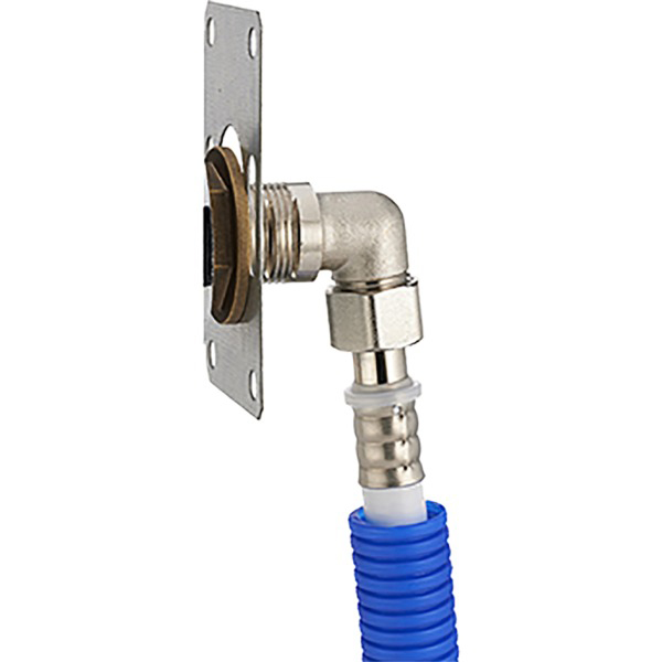 PLATINE DE FIXATION MURALE SIMPLE POUR MULTICOUCHE A SERTIR D16 - F1/2"