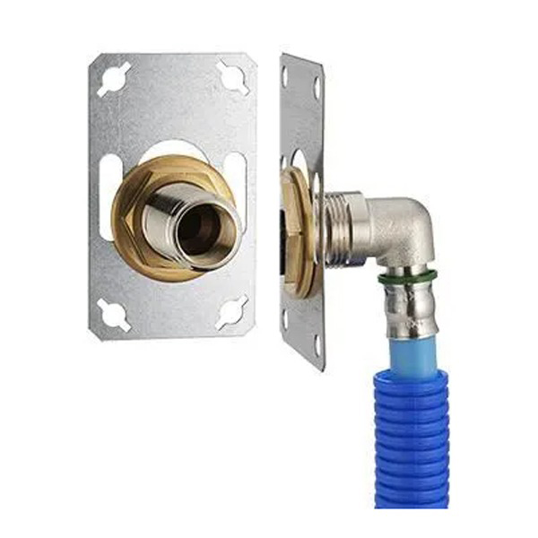 PLATINE DE FIXATION MURALE SIMPLE POUR PER A SERTIR D12 - F1/2"