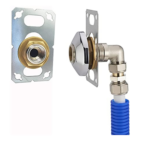 PLATINE DE FIXATION MURALE SIMPLE POUR PER A SERTIR D16 - F1/2"