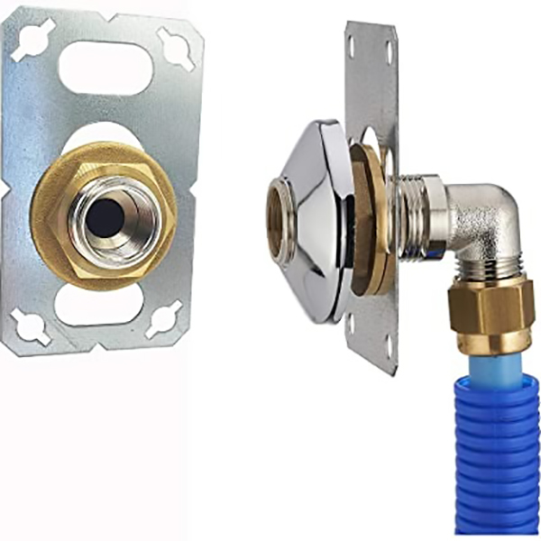 PLATINE DE FIXATION MURALE SIMPLE POUR PER A GLISSEMENT D12 - F1/2"