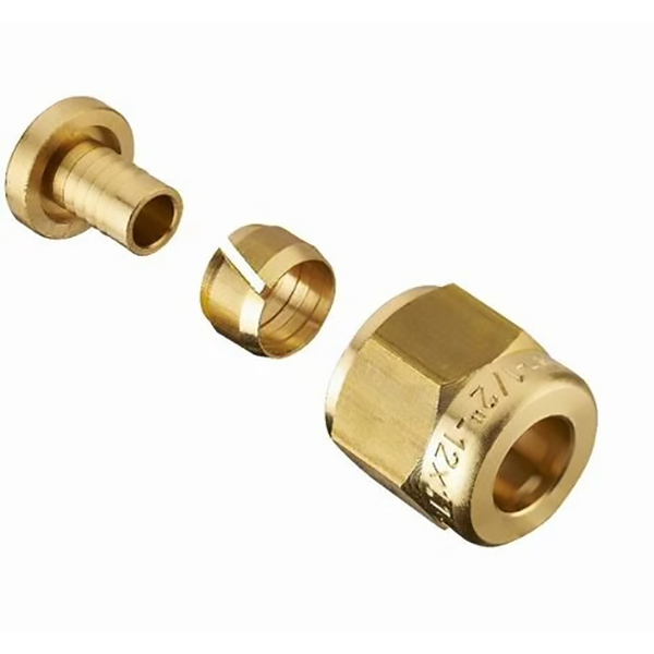 RACCORD DROIT PER A COMPRESSION D16 - M 3/4