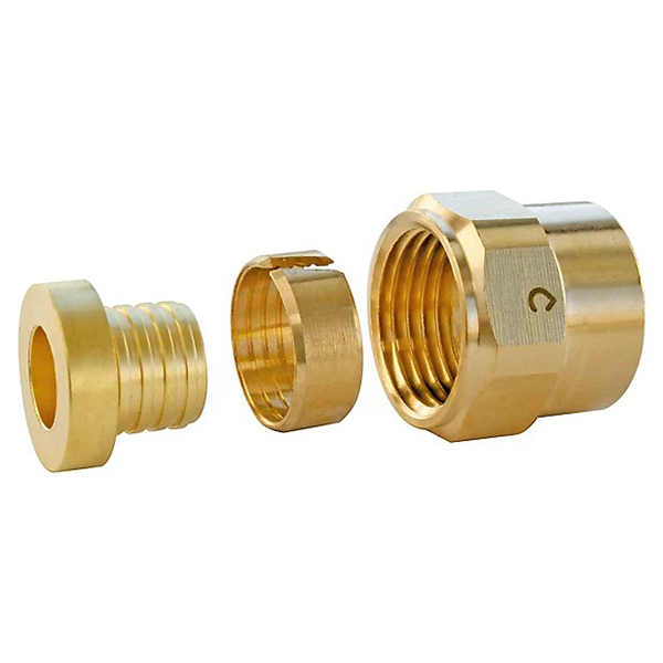RACCORD DROIT PER A COMPRESSION D20 - M 3/4