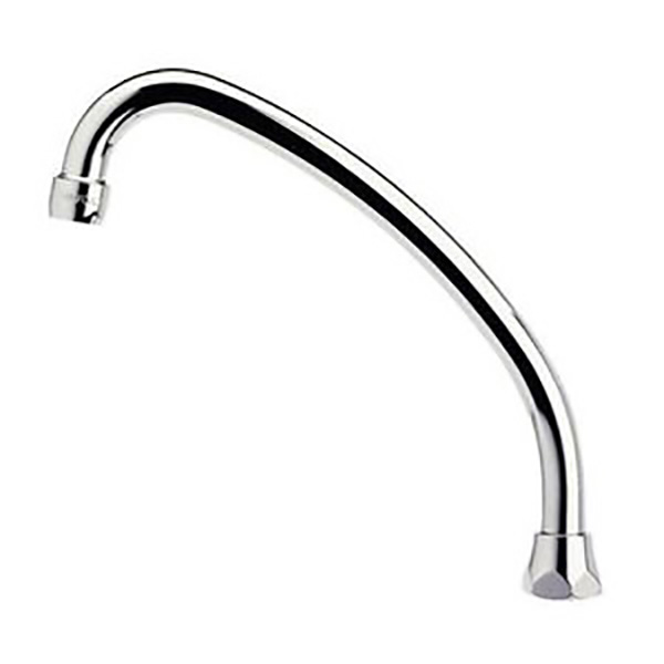 BEC COL DE CYGNE F 1/2 L:200 CHROME BROCHABLE