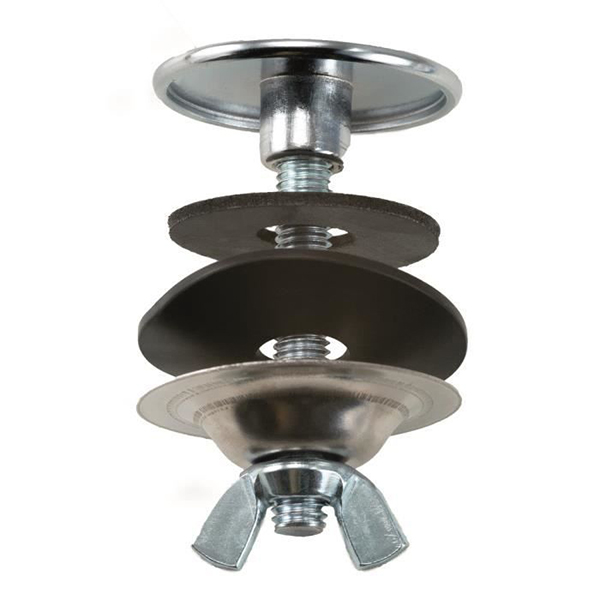 CACHE TROU LUXE CHROME BROCHABLE