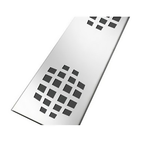 GRILLE INOX POUR SICAN40 MOTIF MONDES 345 MM