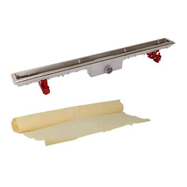 CANIVEAU DOUCHE 990MM D40 SANS GRILLE + NATTE