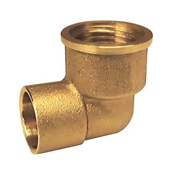 COUDE CUIVRE FC F 3/8 - D12 LIEN 1PIECE
