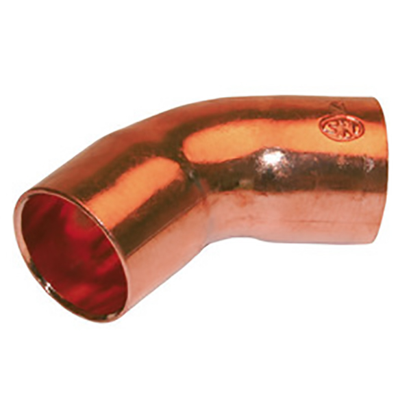 COUDE 45° A SOUDER MF D12 LIEN 1PIECE