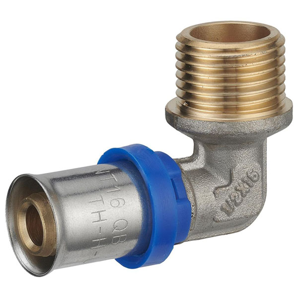 COUDE MULTICOUCHE MALE A SERTIR D20 -M1/2"