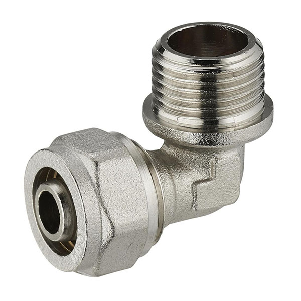 COUDE MULTICOUCHE MALE A COMPRESSION D20 - M1/2"