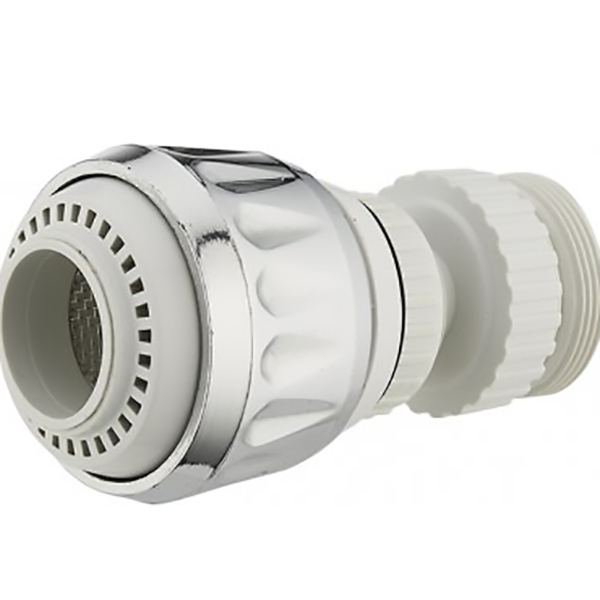DOUCHETTE A ROTULE 2 JETS F 22X100 + ADAPTATEUR DM 22/24X100 COQUE 1 PIECE