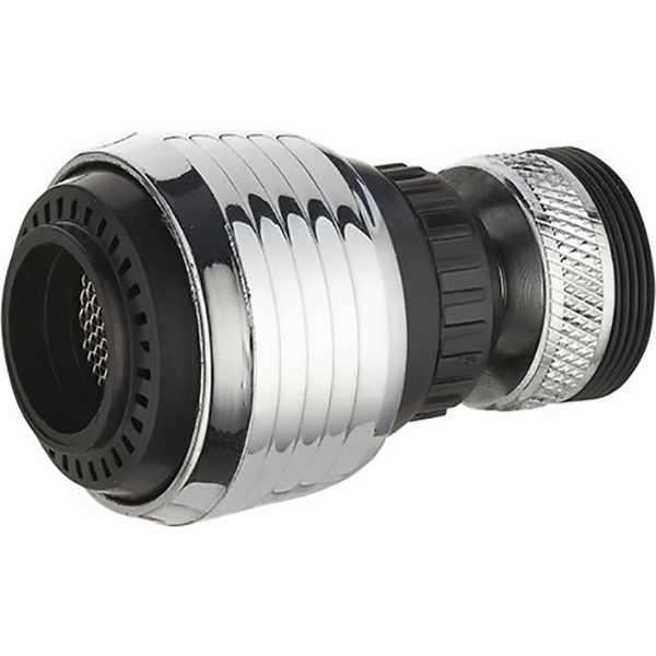 DOUCHETTE A ROTULE 2 JETS F 22X100 + ADAPTATEUR DM 22/24X100