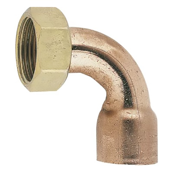 RACCORD COUDE FC ECROU PRISONNIER F3/4 - D18 LIEN 1PIECE