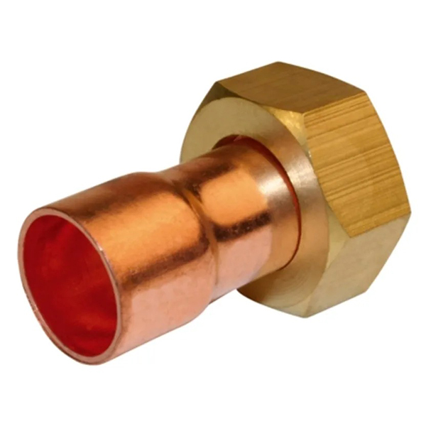 RACCORD DROIT FC ECROU PRISONNIER F3/8-D12 LIEN 1PIECE