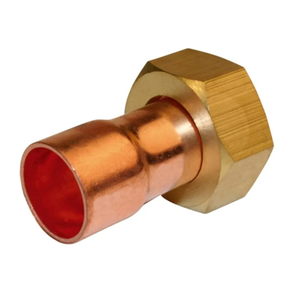 RACCORD DROIT FC ECROU PRISONNIER F3/8 - D14 LIEN 1PIECE