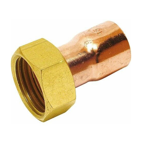 RACCORD DROIT FC ECROU PRISONNIER F1/2 - D14 LIEN 1PIECE