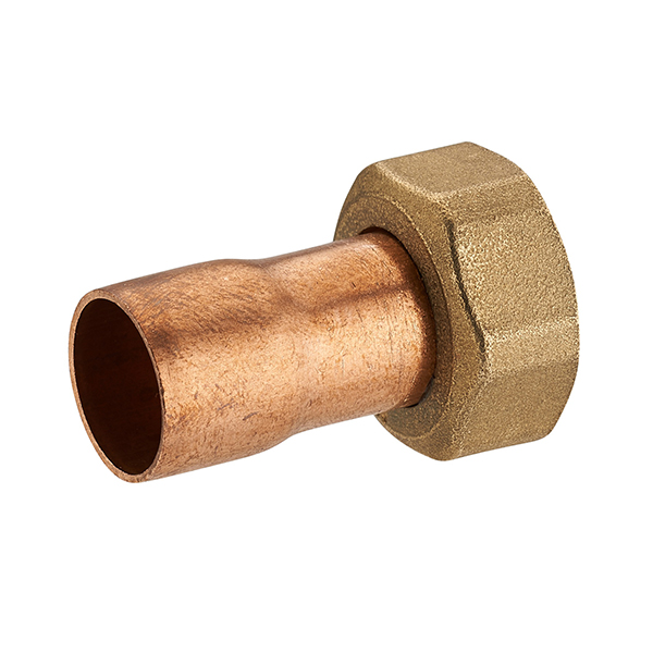 RACCORD DROIT FC ECROU PRISONNIER F1/2 - D16 LIEN 1PIECE