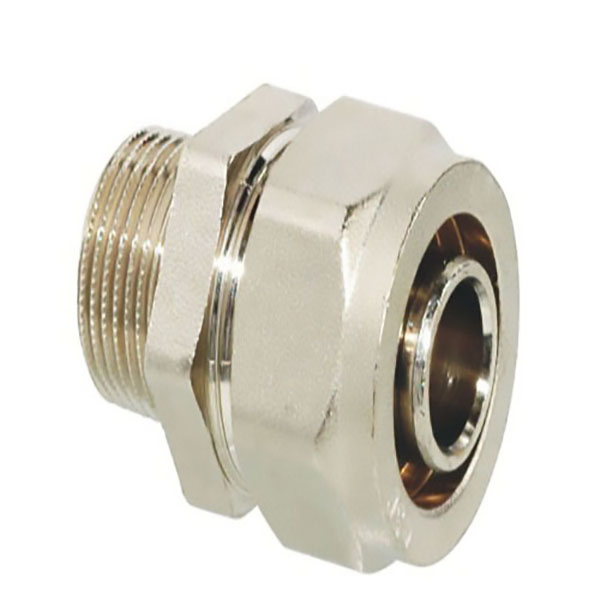 ECROU FIXE DROIT MALE MULTICOUCHE A COMPRESSION D20 - M3/4"