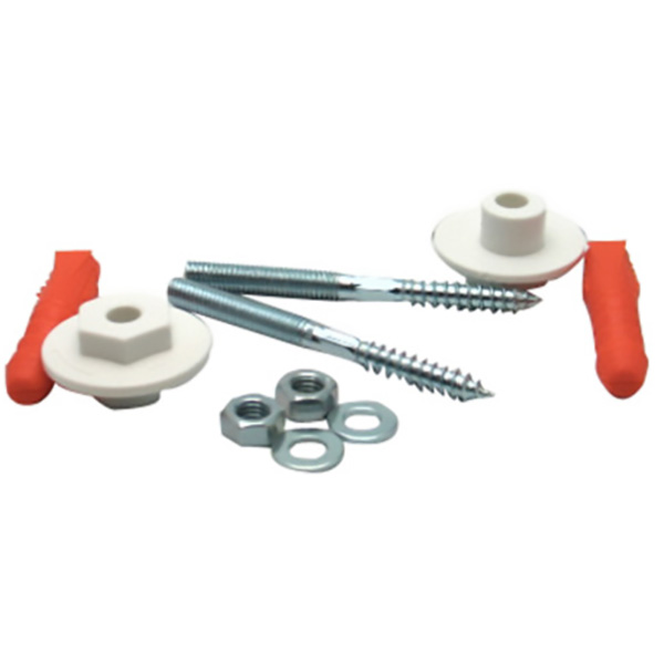 FIXATION DE LAVABO POUR PAROI PLEINE M8 L:110 COQUE 2 PIECES