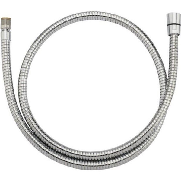FLEXIBLE DE DOUCHETTE EVIER INOX CHROME M 15X100 - F 1/2 L:1500 BROCHABLE
