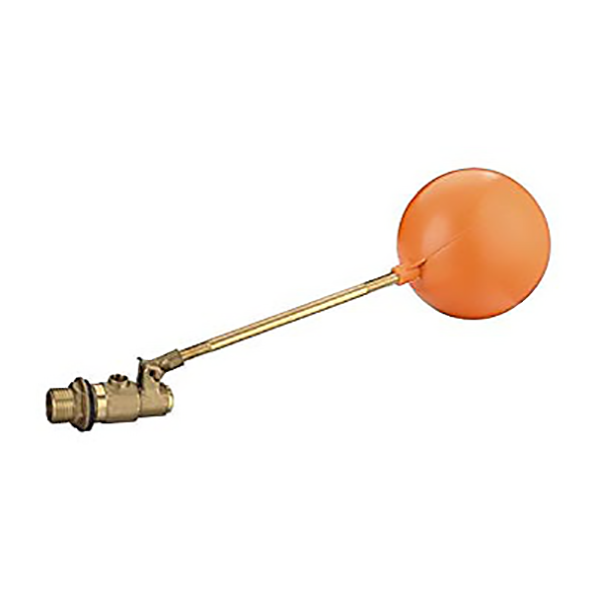 ROBINET FLOTTEUR26X34 (CUIVRE + BOULE ORANGE)