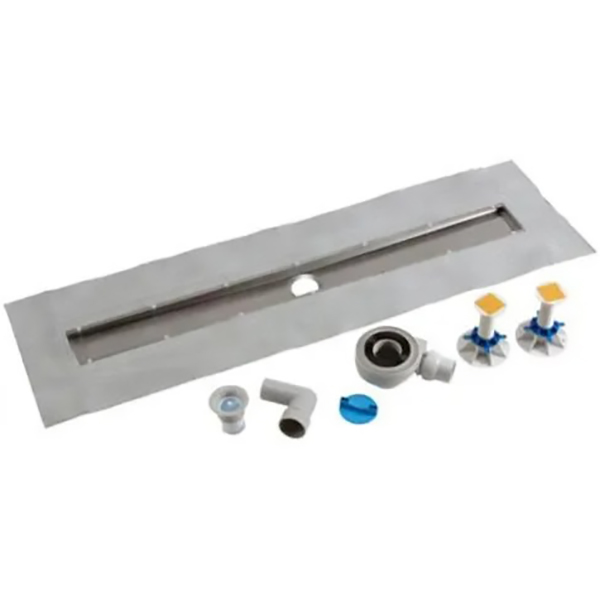 PANNEAU NU 90X180X5CM P/CANIVEAU INOX 650MM