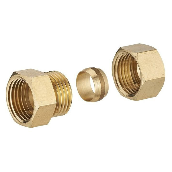 RACCORD DROIT BICONE M 3/4 - D14 LIEN 1PIECE