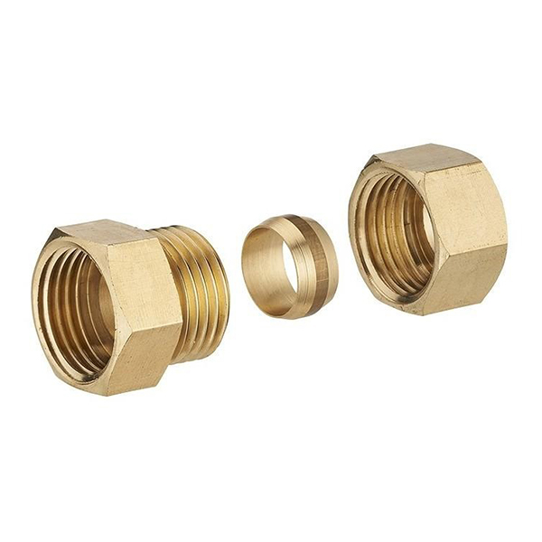 RACCORD DROIT BICONE F 1/2 - D12 LIEN 1PIECE