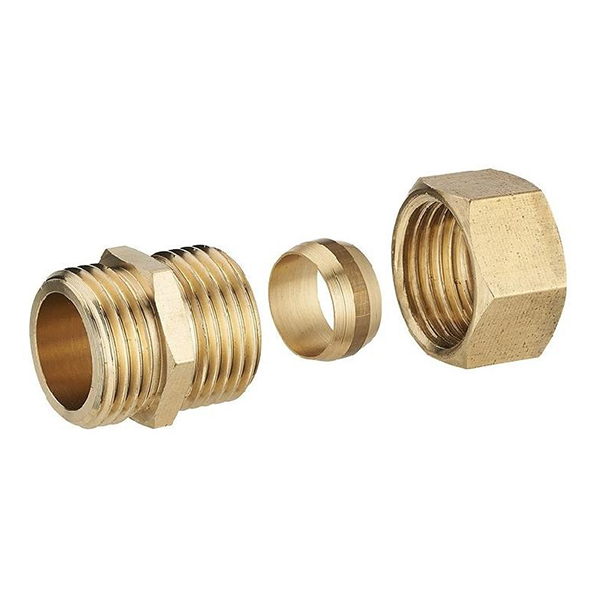 RACCORD DROIT BICONE F 3/4 - D14 LIEN 1PIECE