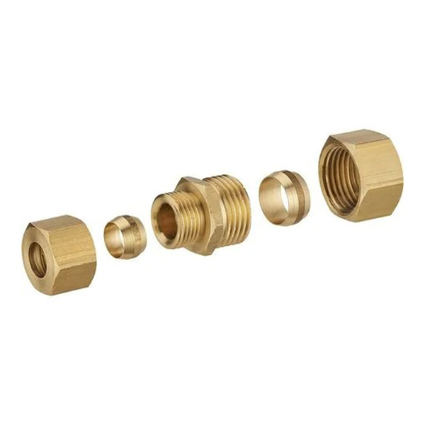 RACCORD DROIT BICONE EGAL D14 LIEN 1PIECE