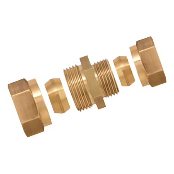 RACCORD DROIT BICONE REDUIT D14 - D12 LIEN 1PIECE