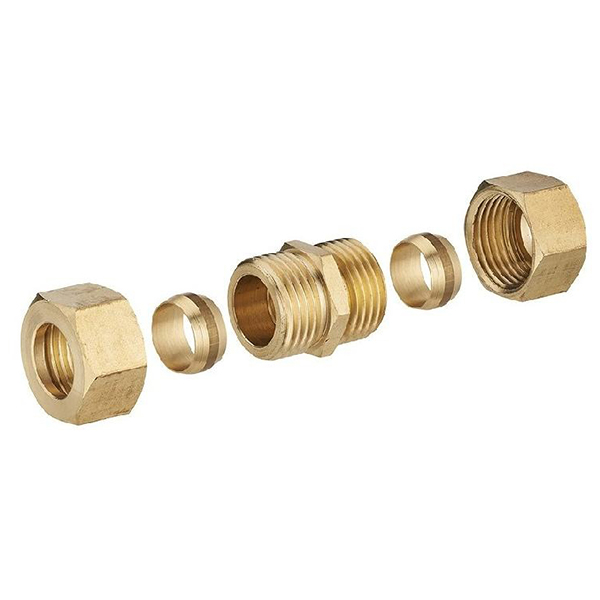 RACCORD DROIT BICONE REDUIT D16 - D14 LIEN 1PIECE