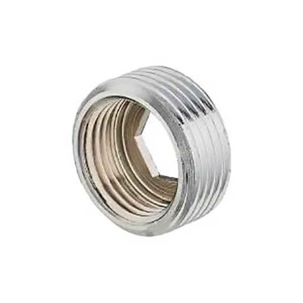 MANCHON REDUIT A BUTEE INTERIEUR MF 1/2 - 3/8 CHROME LIEN 1PIECE