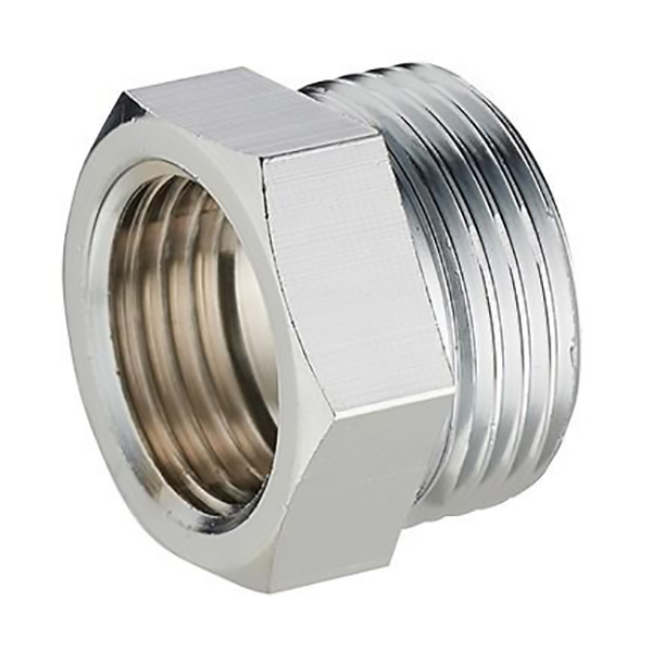 MAMELON REDUIT FM 1/2 - 3/8 CHROME LIEN 1PIECE