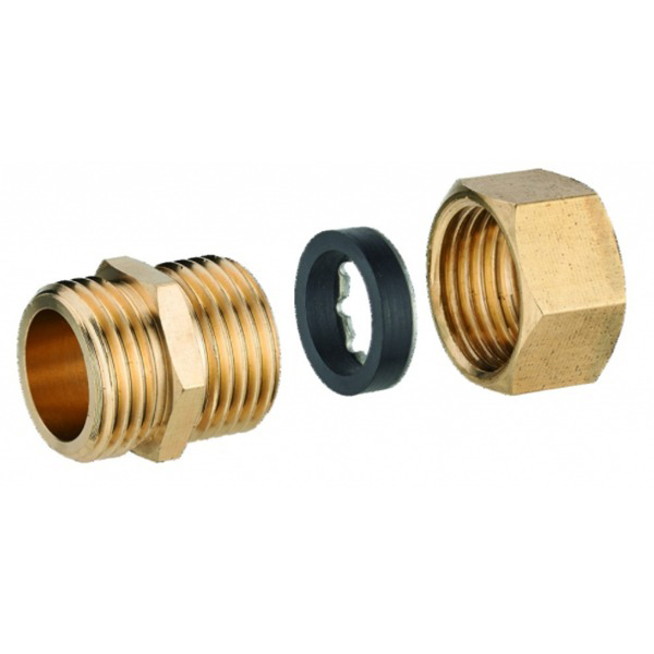 RACCORD DROIT JOINT MIXTE MALE M 3/8 - D10 LIEN 1PIECE