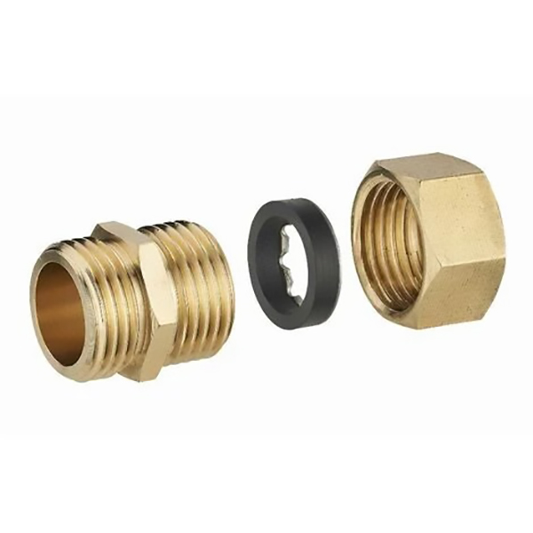 RACCORD DROIT JOINT MIXTE MALE M 1/2 - D12 LIEN 1PIECE