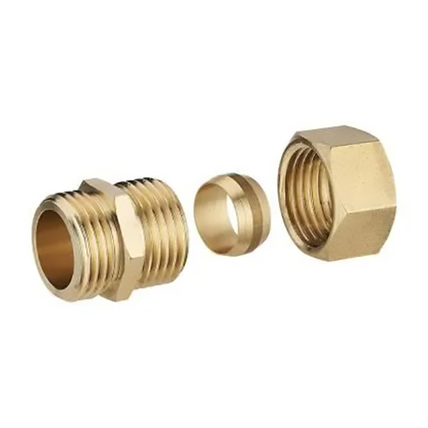 RACCORD DROIT JOINT MIXTE MALE M 1/2 - D14 LIEN 1PIECE