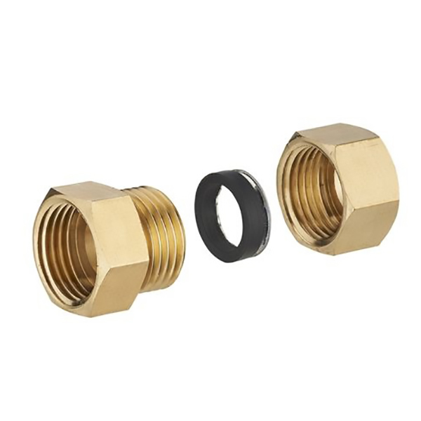 RACCORD DROIT JOINT MIXTE FEMELLE F 3/8 - D14 LIEN 1PIECE