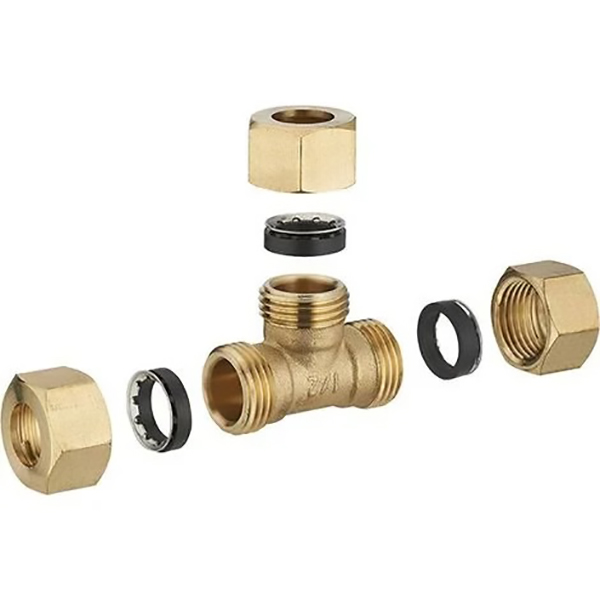 RACCORD DROIT JOINT MIXTE EGAL D16 LIEN 1PIECE